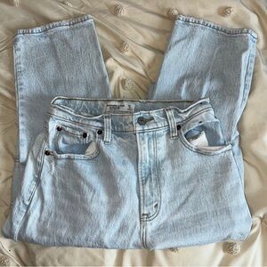 Abercrombie & Fitch High Rise Blue Jeans